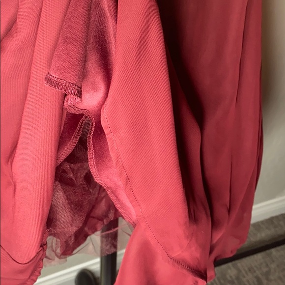 Francesca’s Lilith Back Bow Flare dress - Picture 3 of 7